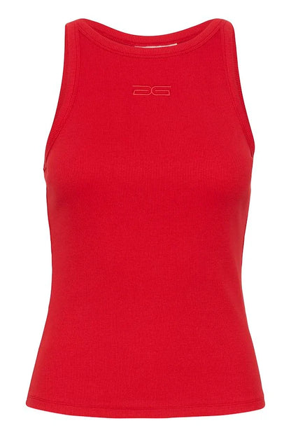 DrewGZ SL Logo Tank Haute Red