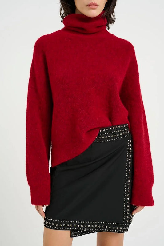 AlphaGZ Rollneck Haute Red Melange