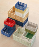 Hay Colour Crate Large Dark Blue - hvittrad.no