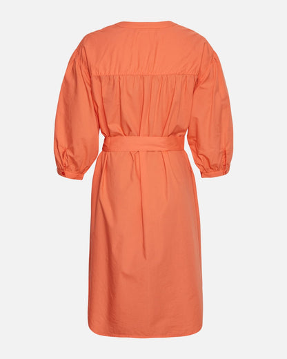 Abiella 3/4 Shirt Dress Persimmon