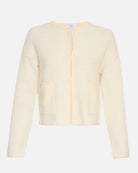 MSCH Copenhagen Eliza Nenaya Cardigan STP R Yellow/ Ice - hvittrad.no