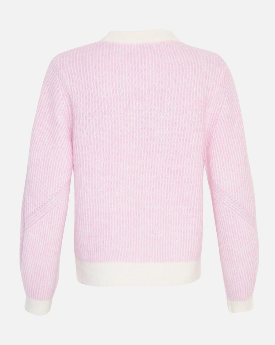 MSCH Copenhagen Eliza Nenaya Pullover STP V Ice/Violet - hvittrad.no