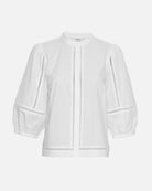 MSCH Copenhagen Erendia 2/4 Shirt Bright White - hvittrad.no