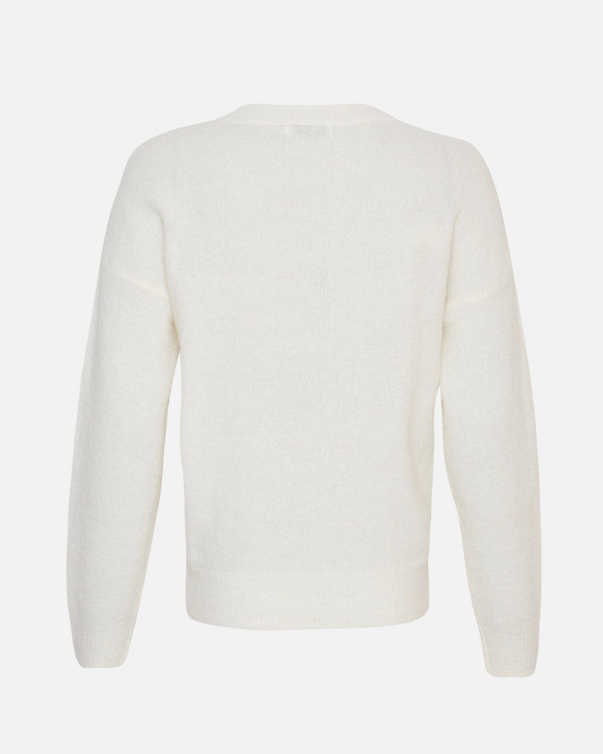 MSCH Copenhagen Festina Hope O Pullover Egret - hvittrad.no