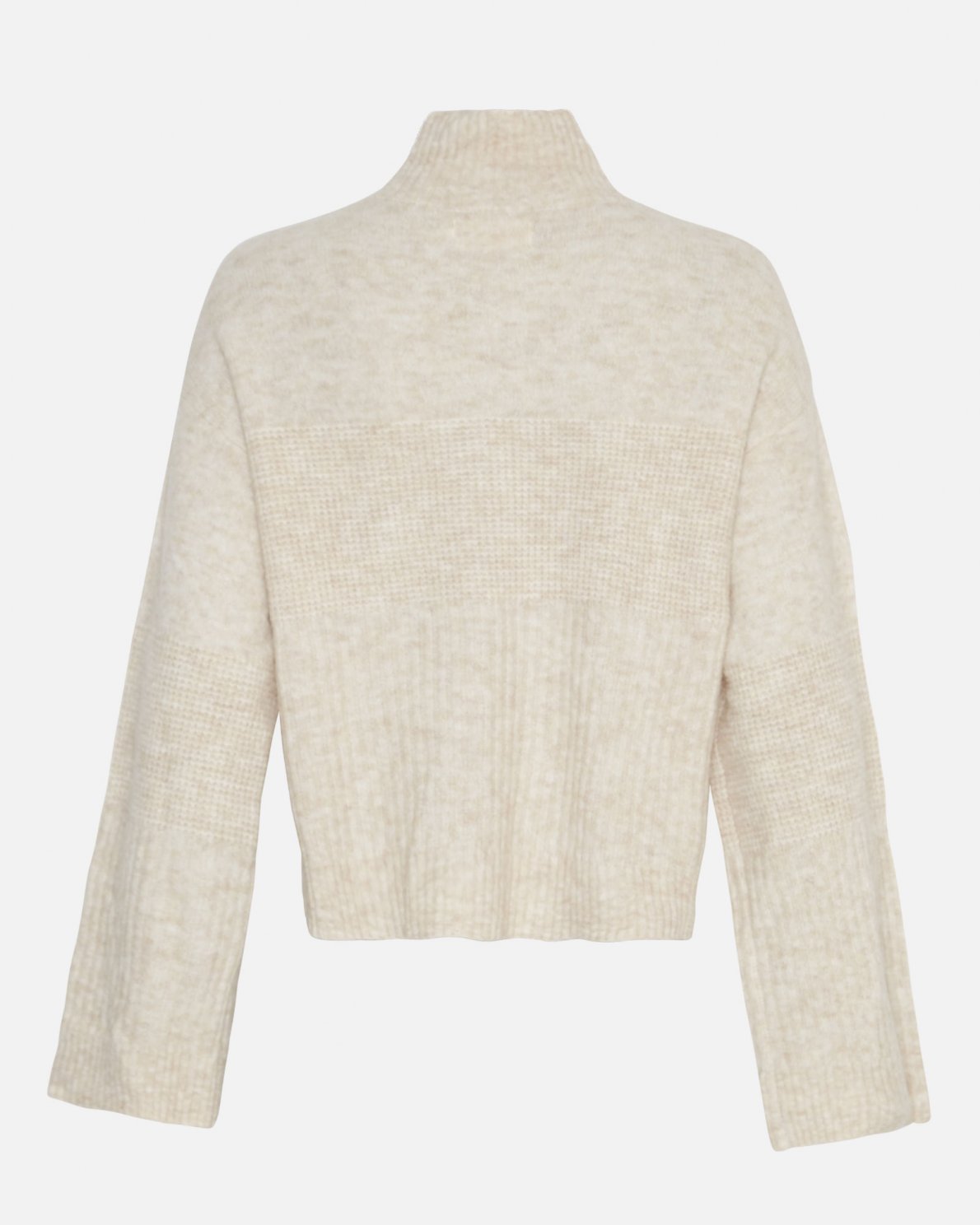 MSCH Copenhagen Lediona Hope Cardigan Oatmeal Melange - hvittrad.no