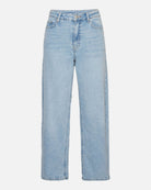 MSCH Copenhagen Melana Rikka Ankle Jeans Blue Wash - hvittrad.no