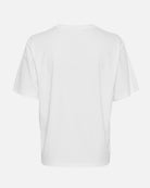 MSCH Copenhagen Melea Icon Tee White/Black - hvittrad.no