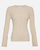 Moss Copenhagen Vendela Rachelle Pullover Oatmeal Melange - hvittrad.no