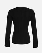 MSCH Copenhagen Vendela Rachelle V Pullover Black - hvittrad.no