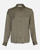 MSCH Copenhagen Sandeline Maluca Shirt Mulled Basil - hvittrad.no