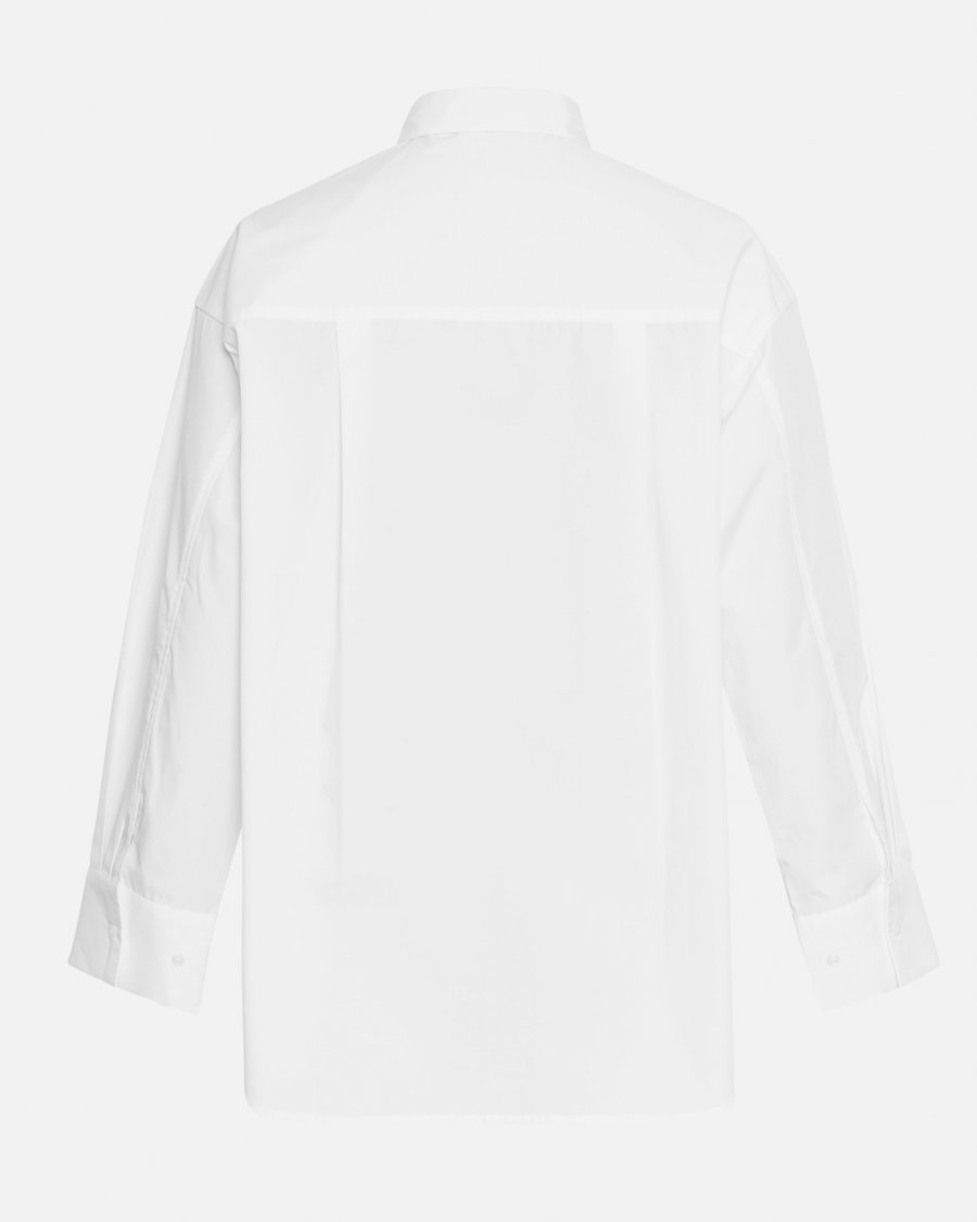 MSCH Copenhagen Talora Zenika Shirt Bright White - hvittrad.no