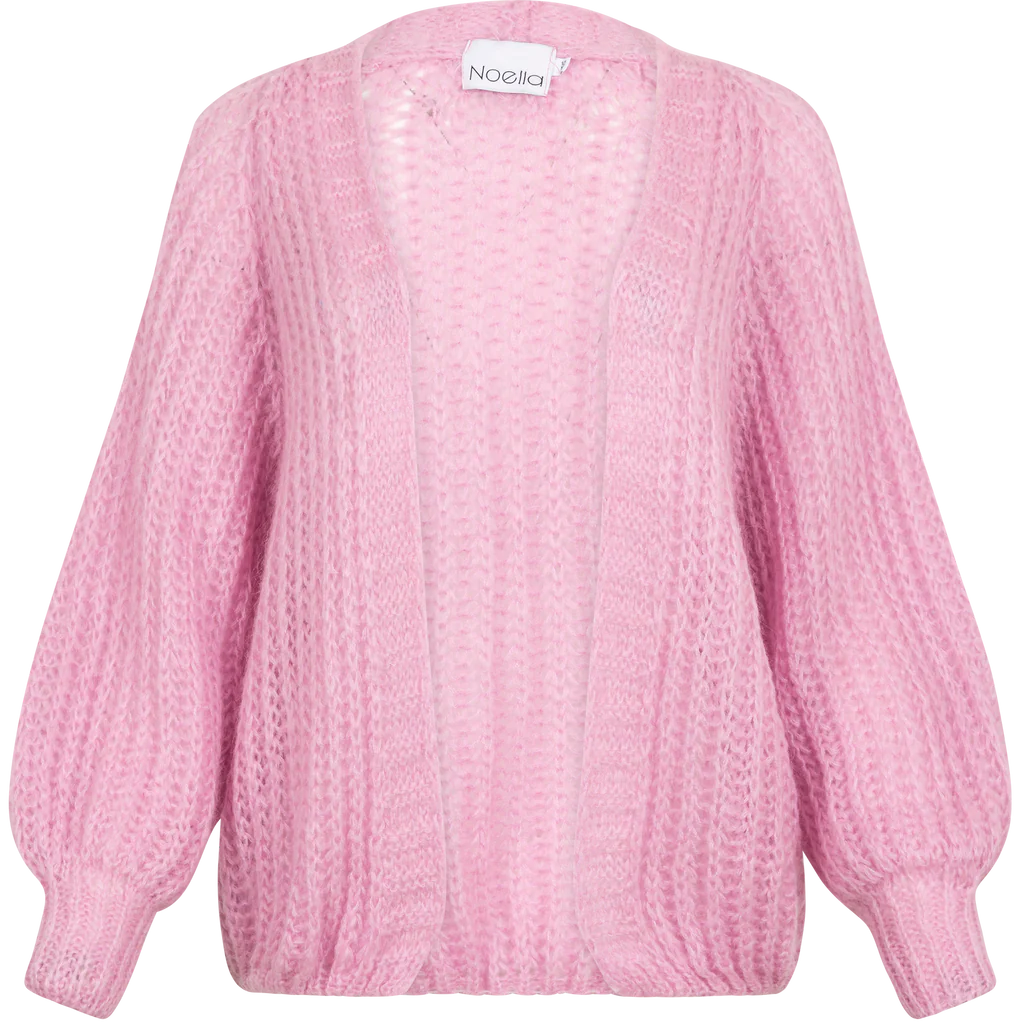 Noella Joseph Cardigan Solid Rose Pink - hvittrad.no