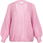 Noella Joseph Cardigan Solid Rose Pink - hvittrad.no